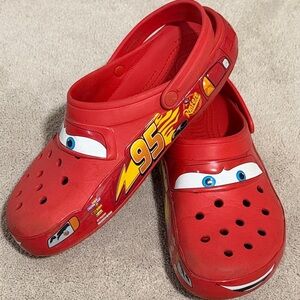 CROCS Rare Lightning McQueen Clogs